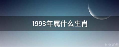 1993年属